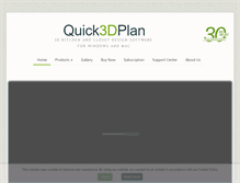 Tablet Screenshot of en.quick3dplan.com